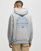 New Balance Nb Hoops Invitational Hoodie Grey - Mens - Hoodies