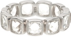 Tom Wood Silver Cushion Rock Band Ring