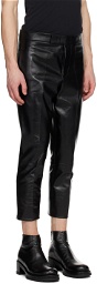 SAPIO Black Nº 7 Leather Pants