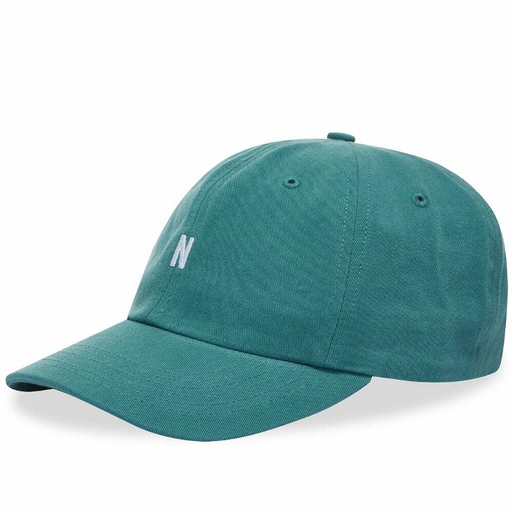 Photo: Norse Projects Men's Twill Sports Cap in Sea Blue