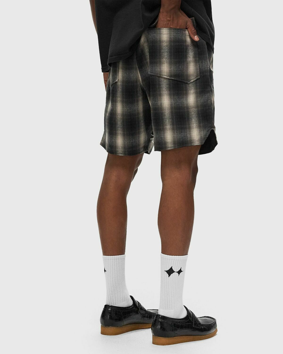 Short RHUDE à Carreaux Avec Logo - Taille M - Neuf Avec étiquettes - Prix Original $688