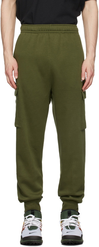 Photo: Nike Green Essential Fleece Cargo Lounge Pants