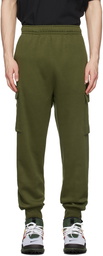 Nike Green Essential Fleece Cargo Lounge Pants