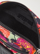 LOEWE - Joe Brainard Leather-Trimmed Floral-Print Canvas Belt Bag