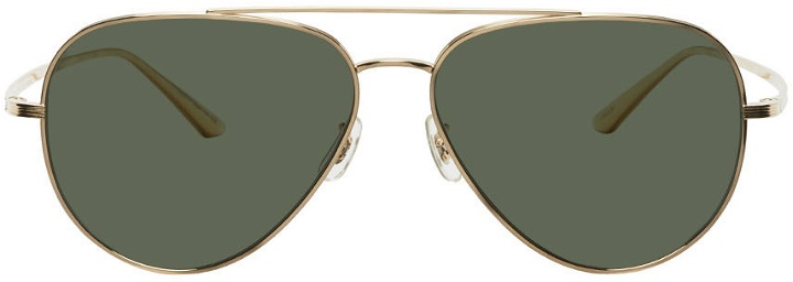 Photo: The Row Pale Gold Oliver Peoples Edition Ellerston Sunglasses