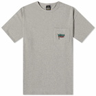 FrizmWORKS Men's Pennant Pocket T-Shirt in Grey