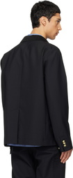 sacai Black Carhartt WIP Edition Suiting & Duck Blazer