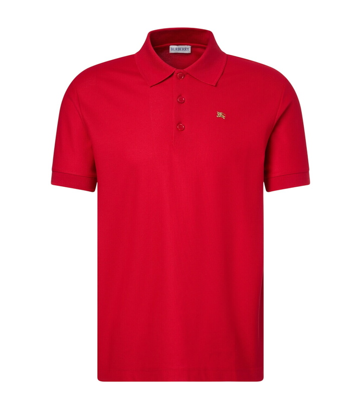 Photo: Burberry EKD cotton piqué polo shirt