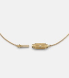 Marie Lichtenberg Coco Micro 18kt gold locket necklace with diamonds
