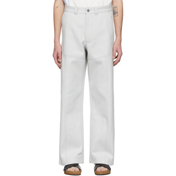 Photo: Jacquemus Off-White Le Pantalon Terraio Trousers