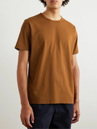 Mr P. - Garment-Dyed Cotton-Jersey T-Shirt - Brown