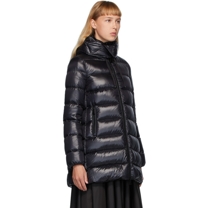 Moncler Black Down Suyen Coat Moncler