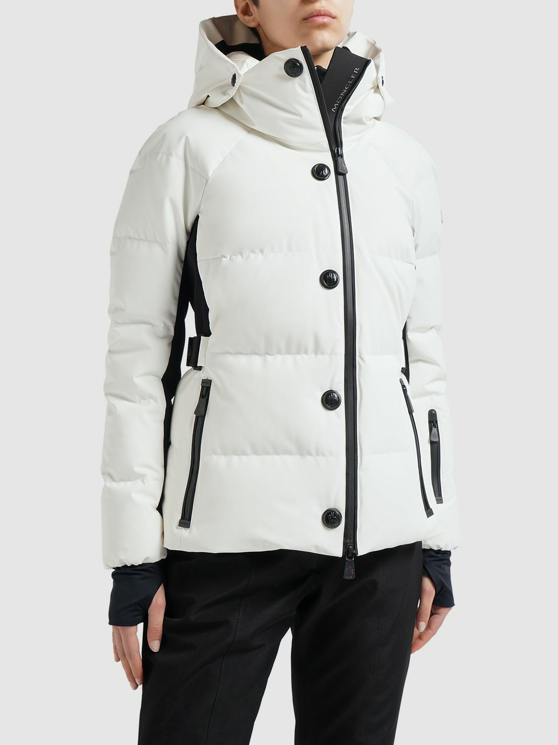 MONCLER GRENOBLE - Guyane Tech & Nylon Down Jacket Moncler