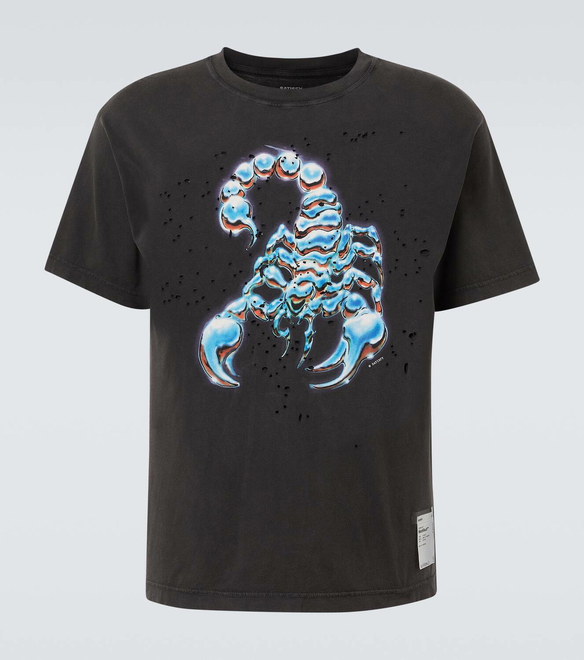 Satisfy MothTech printed cotton jersey T-shirt