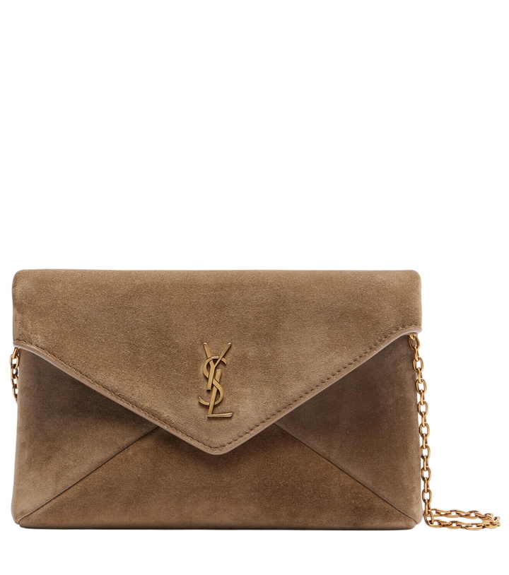 Photo: Saint Laurent Cassandre Small suede clutch