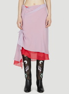 Kiko Kostadinov Mirka Layered Skirt