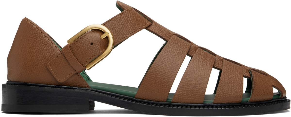 VINNY’s Brown Fisherman Sandals