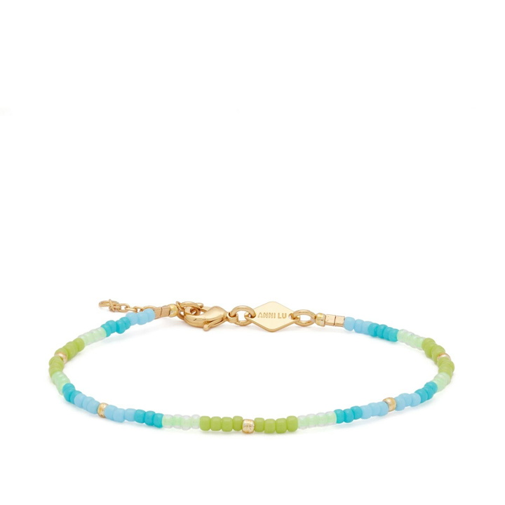 Photo: Anni Lu Women's Tie Dye Bracelet in Aqua 
