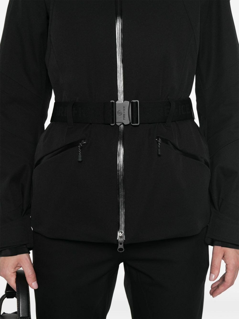 BOGNER FIRE+ICE Belted Hooded Ski Jacket