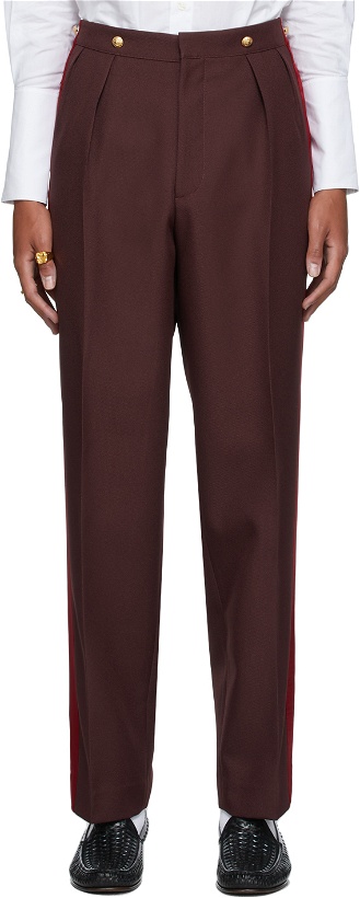 Photo: Wales Bonner Burgundy Hanover Military Trousers