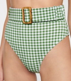 Alexandra Miro Ursula gingham bikini bottoms