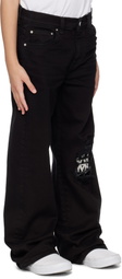 AMIRI Kids Black MA Patch Jeans