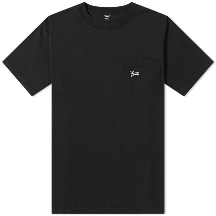 Photo: Patta Washed Logo Pocket Tee