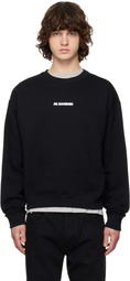Jil Sander Black Logo Sweatshirt