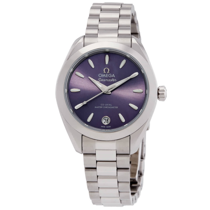Photo: Omega Seamaster Automatic Lavender Dial Ladies Watch 22010302010002