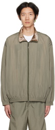 Acne Studios Gray Zippered Jacket