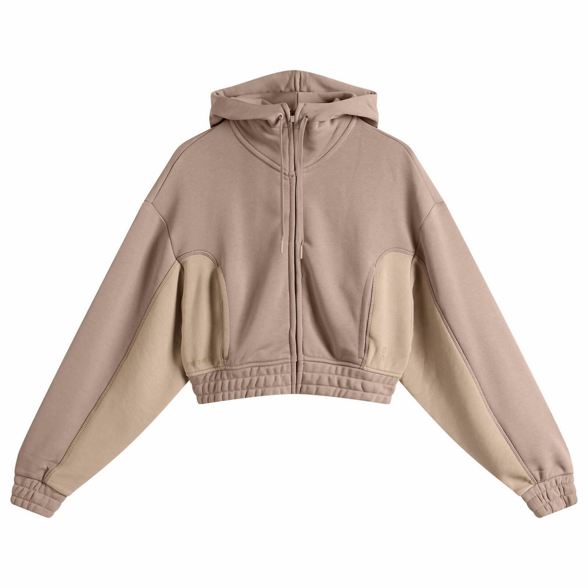 ON Women's x FKA Twigs Club Cropped Hoodie in Cinder/Desert