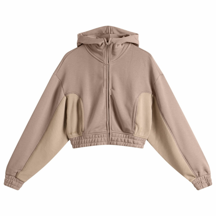 Photo: ON Women's x FKA Twigs Club Cropped Hoodie in Cinder/Desert