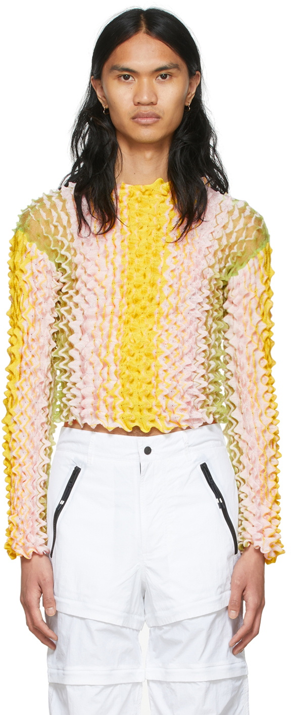 Chet Lo SSENSE Exclusive Multicolor Viscose Turtleneck