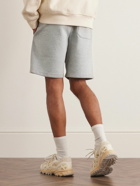 Carhartt WIP - Chase Straight-Leg Logo-Embroidered Cotton-Blend Jersey Shorts - Gray