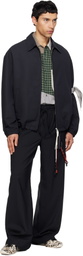 Song for the Mute Black Slim Coach Jacket