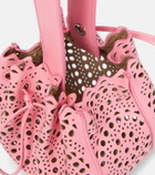 Alaïa Rose Marie leather bucket bag