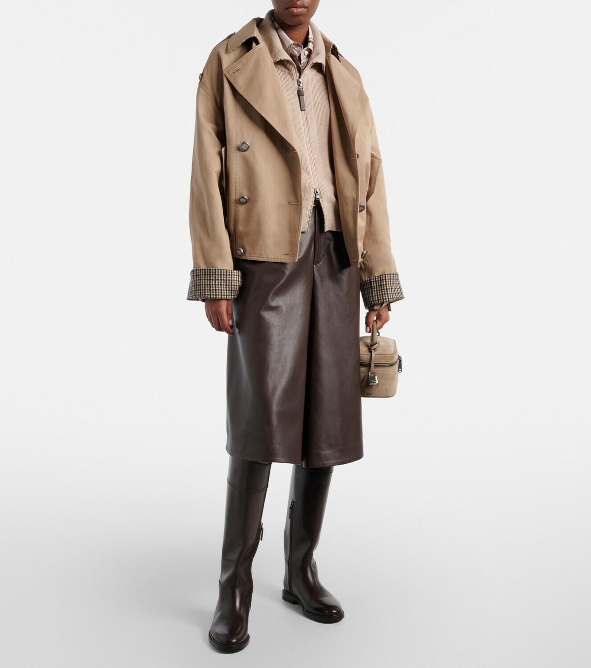 Brunello Cucinelli Cotton and linen jacket