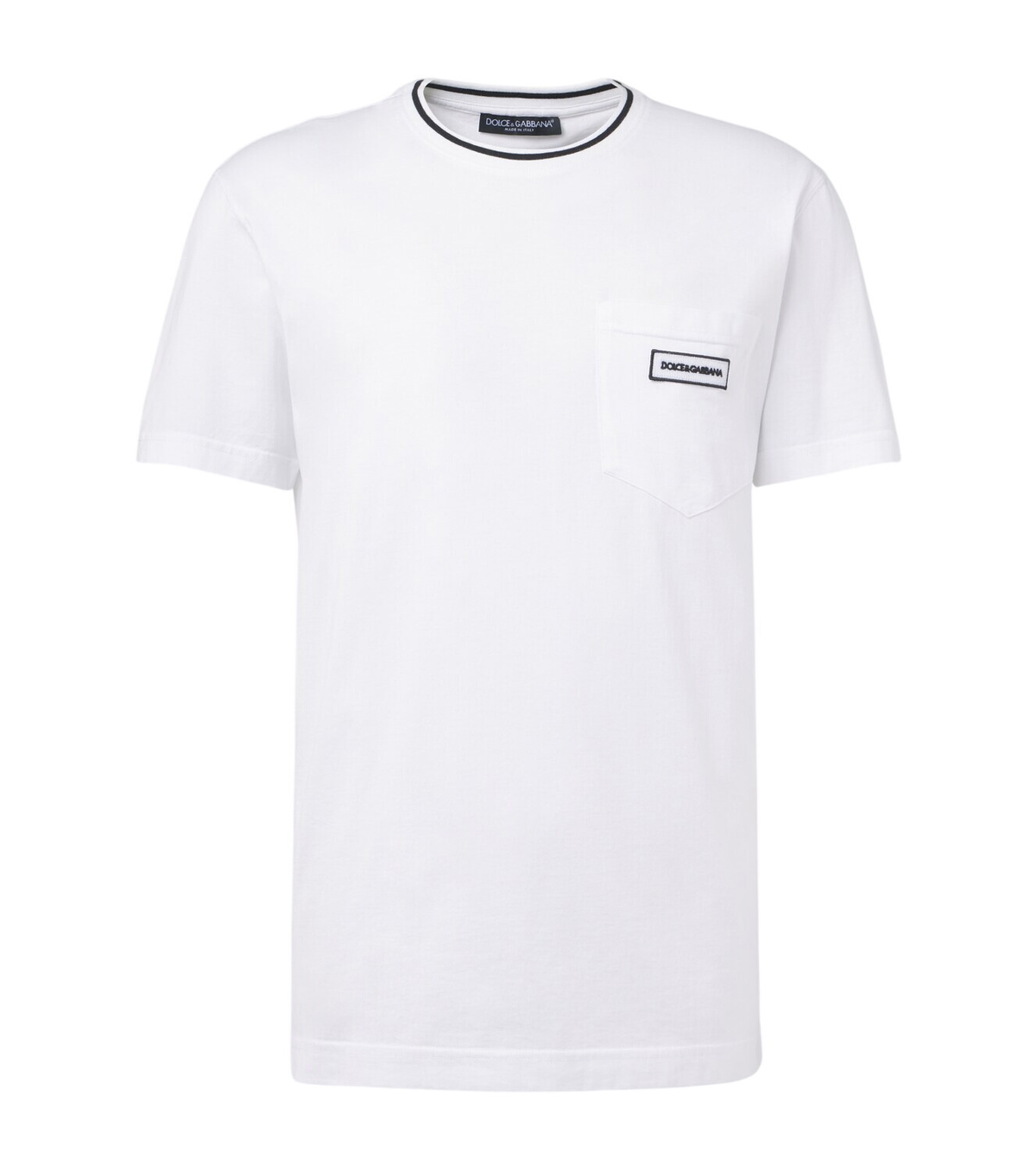 Dolce and Gabbana White Prince Patch T-Shirt Dolce & Gabbana