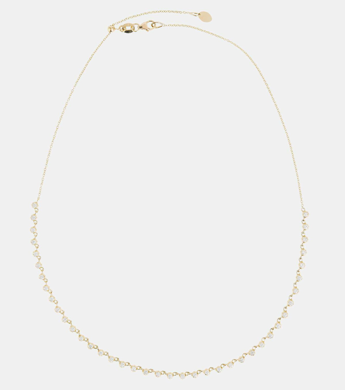 Jade Trau Sophisticate 18kt gold choker with diamonds
