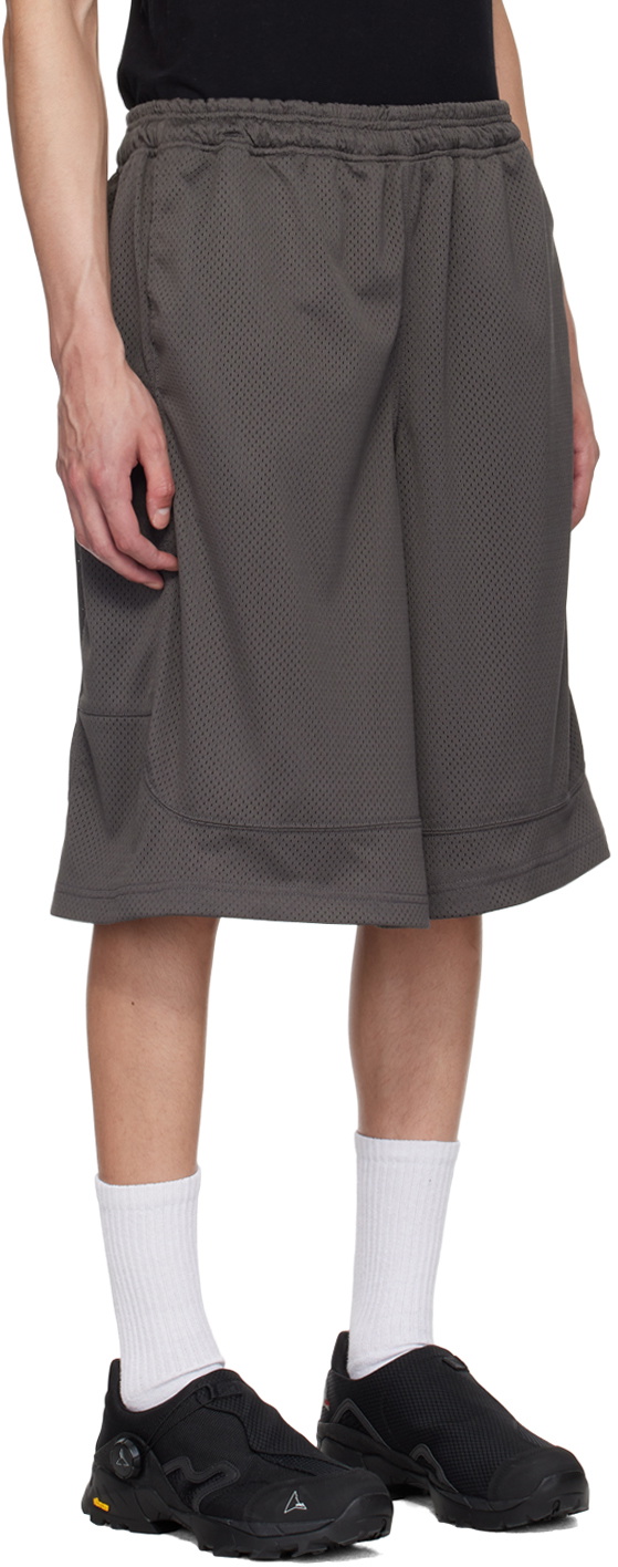 BRYAN JIMENÈZ Gray Drawstring Shorts