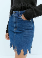 JW Anderson Lasercut Denim Midi Skirt