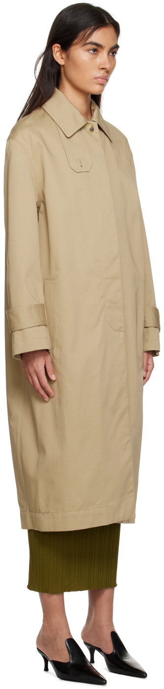 Totême Beige Oversized Trench Coat Toteme