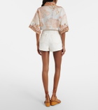 Zimmermann Roselight denim shorts