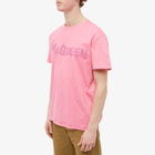 Alexander McQueen Men's Graffiti Logo T-Shirt in Sugar Pink/Mix