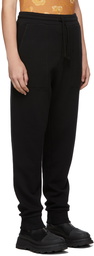 Nanushka Black Organic Cotton Shay Lounge Pants