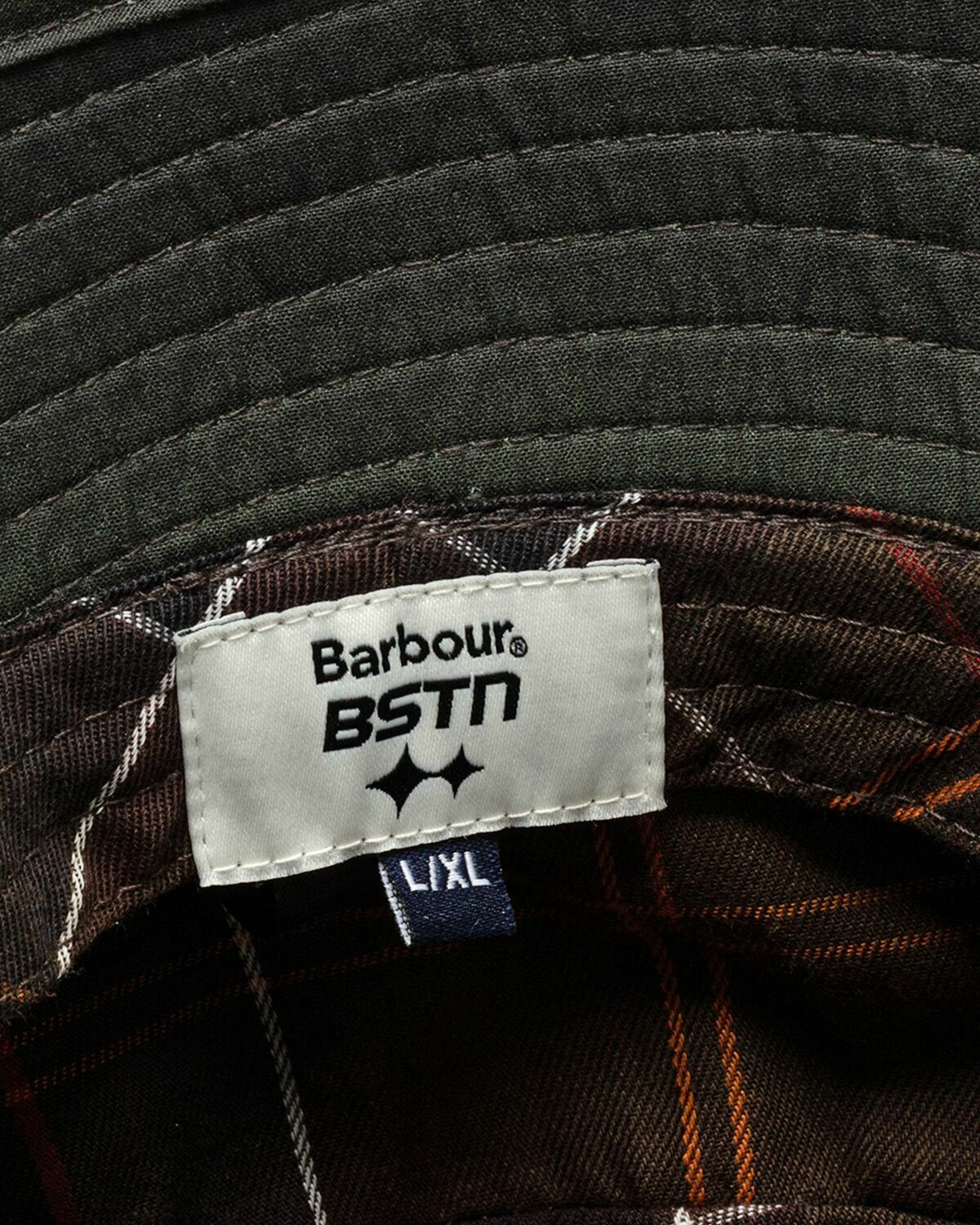 Barbour Barbour X Bstn Brand Bucket Hat Black Hats
