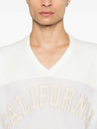 ERL White Logo-Appliqué T-Shirt