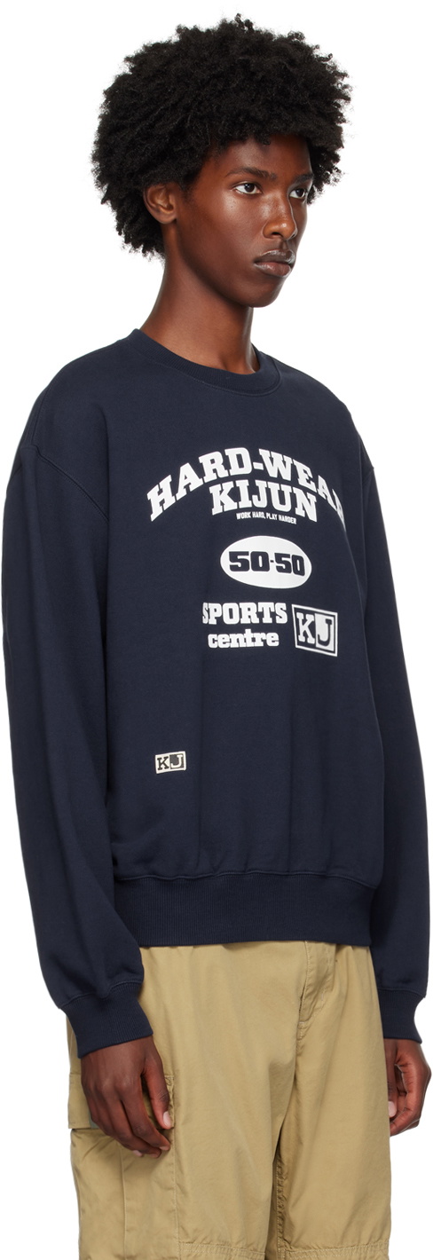 Kijun Navy 'Hard-Wear' Sweatshirt