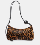 Jacquemus Le Bisou Perle leopard-print shoulder bag