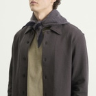 MHL by Margaret Howell Men's Tipped Scout Scarf in Grey/Ink 